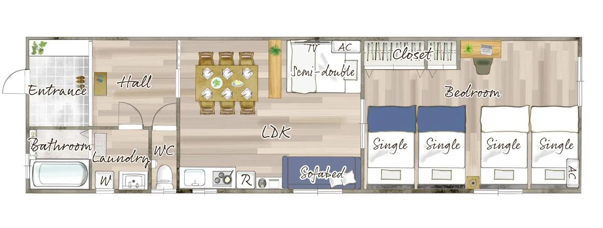 Hatagaya Apartment 1F Hg1 Tokyo